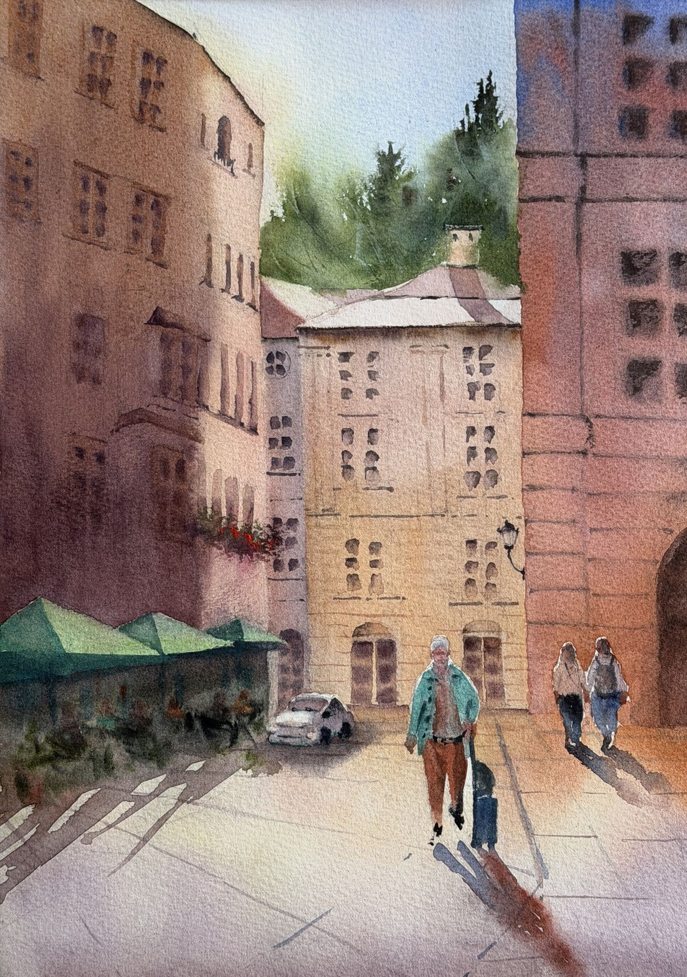 Arrival in Salzburg