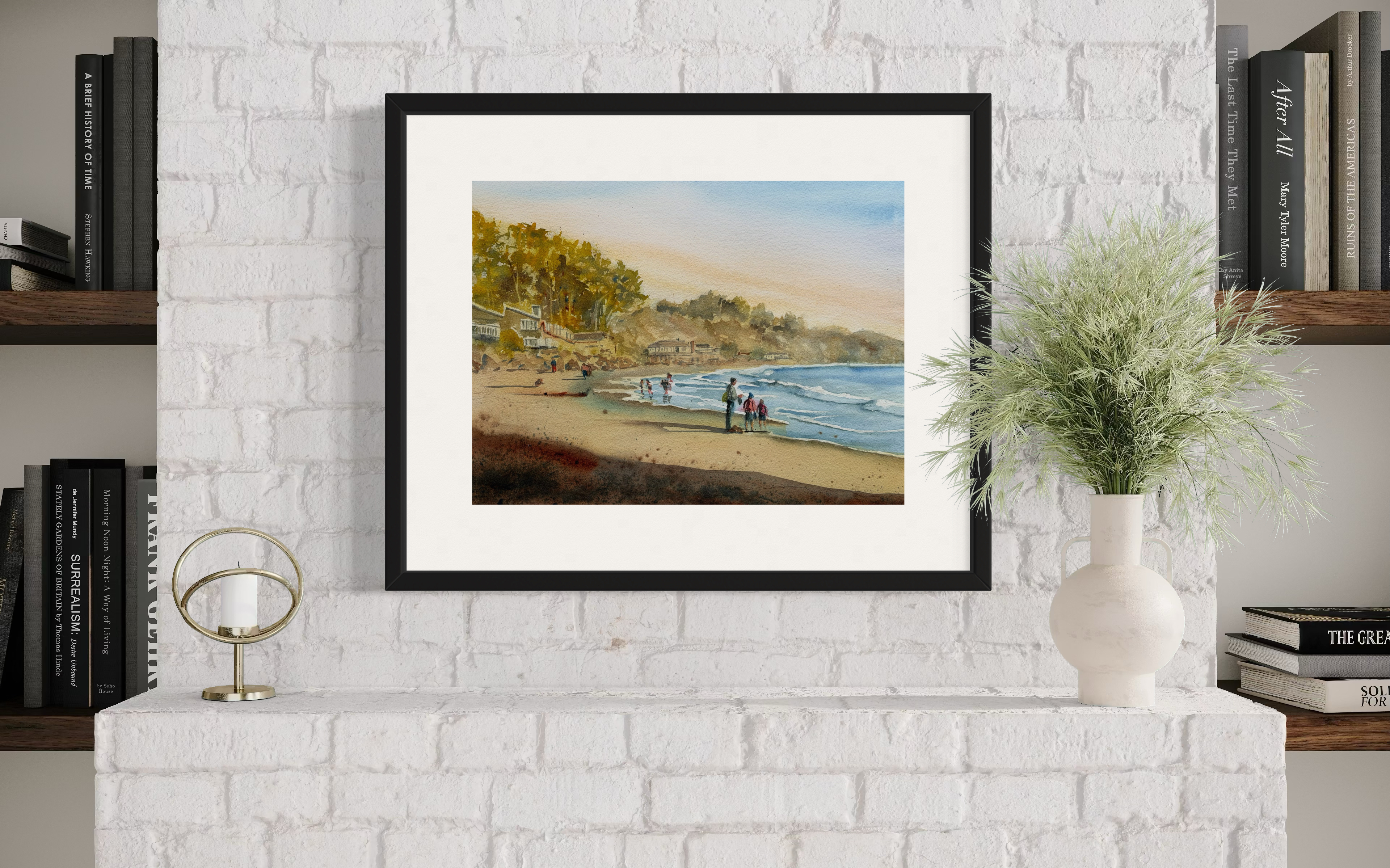 Golden hour at the beach