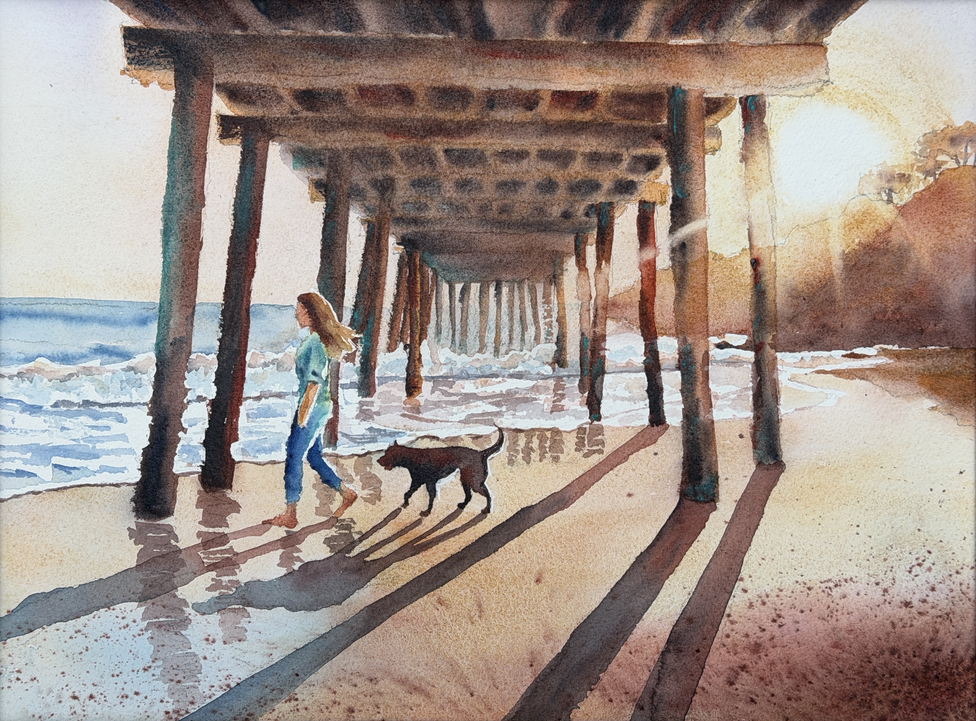 Footsteps in the light