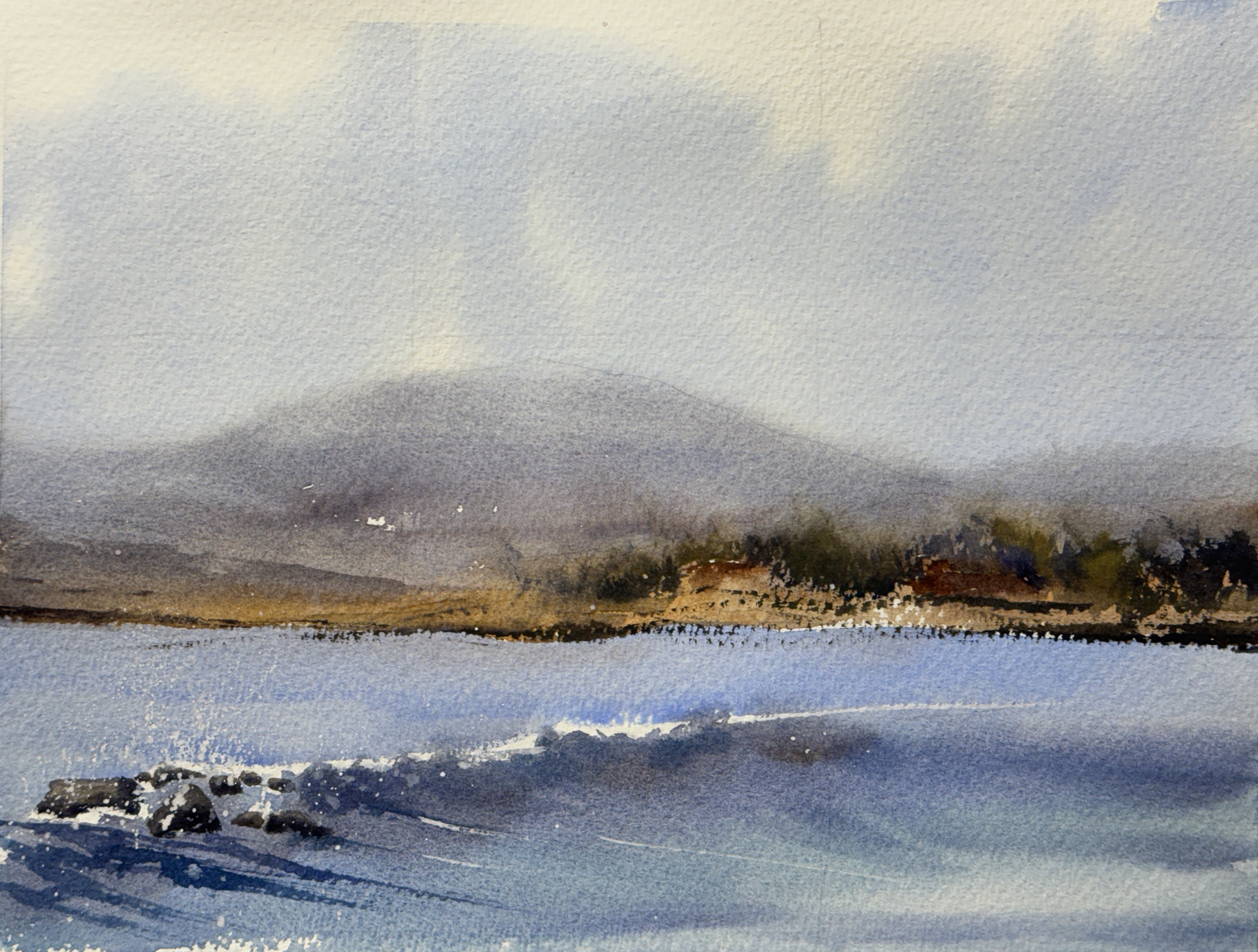 Mist on carmel beach